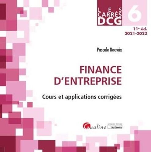 Finance D'entreprise Dcg 6