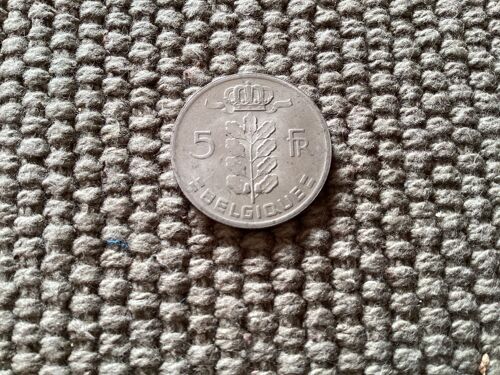 1 Pièce De 5 Francs, Belgique, Année 1967