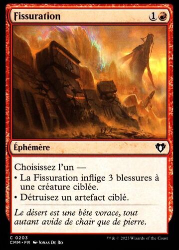 Fissuration - Magic - Commander Masters - C - 203