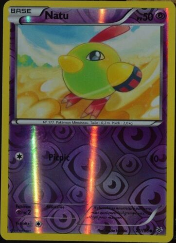 Carte Pokémon 27/108 Natu 50 Pv - Reverse Xy06 Ciel Rugissant Neuf Fr