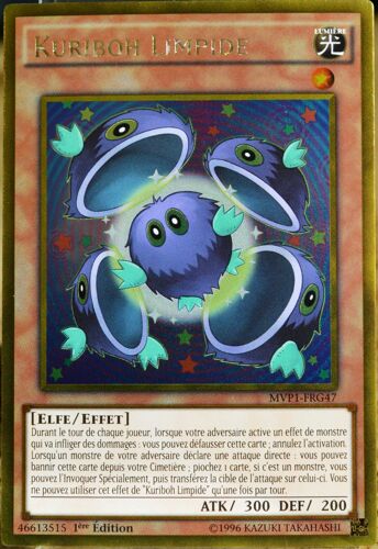 Carte Yu-Gi-Oh Mvp1-Frg47 Kuriboh Limpide Neuf Fr