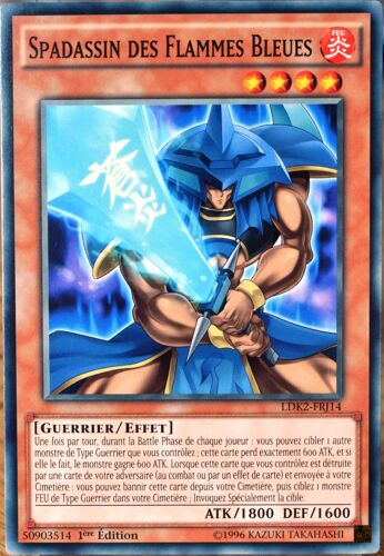 Carte Yu-Gi-Oh Ldk2-Frj14 Spadassin Des Flammes Bleues Neuf Fr