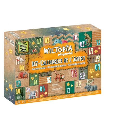 Playmobil Wiltopia 71006 - Calendrier De L'avent Tour Du Monde Animaux Diy