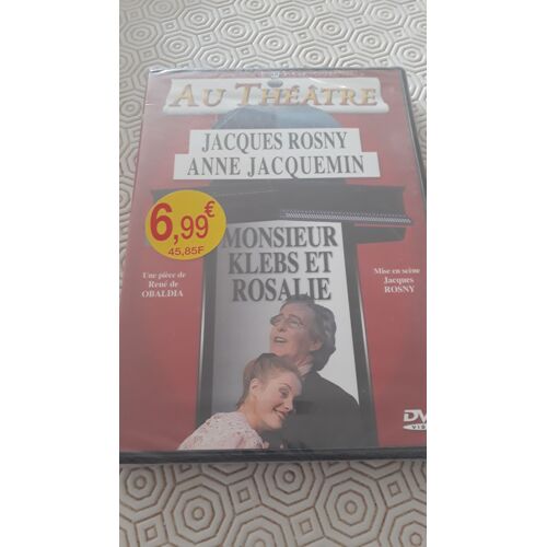 Dvd Au Théâtre - Monsieur Klebs Et Rosalie