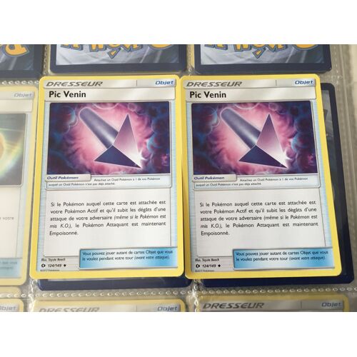 Carte Dresseur Pokémon - Pic Venin - 124/149 - Série Soleil Et Lune