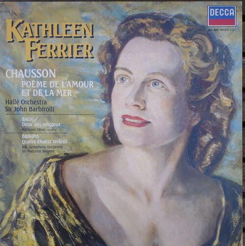 Chausson : Poème De L'amour Et De La Mer / Brahms : 4 Chants Sérieux / Bach : Bwv 505 Et 439