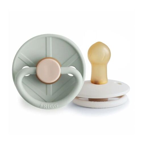 Lot De 2 Sucettes En Latex Little Viking T1 Sage/Cream - Vert
