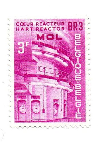 Belgique- 1 Timbre Neuf- Euratom Réacteur Br3