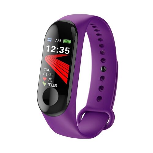 Moniteur De Fréquence Cardiaque Et De Pression Artérielle Avec Écran Couleur Et Montre Intelligente, Noir
