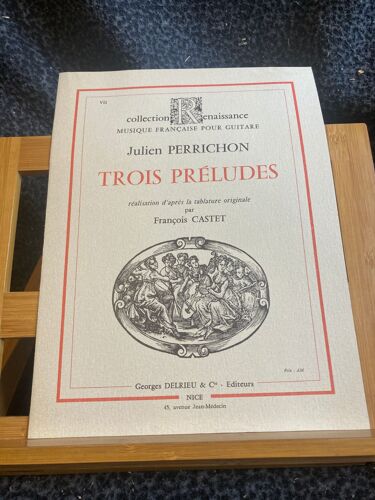 Julien Perrichon Trois Préludes Partition Guitare Castet Delrieu