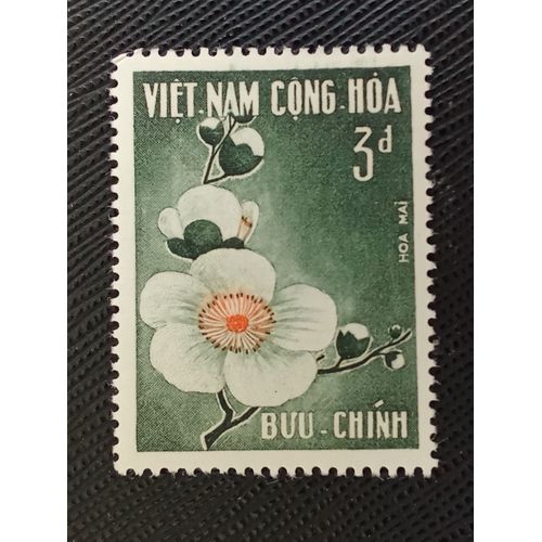 Timbre Vietnam M I 342 Ochna Harmandii 1965 ( 130909 )