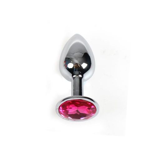 Plug Bijou - S - Argent - Fuschia