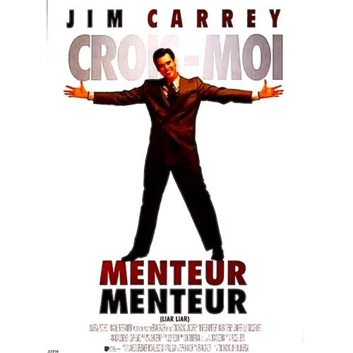 Menteur Menteur (Liar Liar) - Affiche Originale Cinéma Pliée En 2- Format 40 X 54 Cm - Un Film De Tom Shadyac - 1997 - Jim Carrey