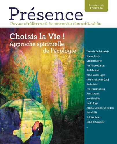 Choisis La Vie ! - Approche Spirituelle De L'écologie Présence N° 3