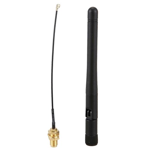 433Mhz Antenne 3Dbi GSM RP-SMA Plug Caoutchouc Étanche Lorawan Antenne + IPX vers SMA Petit Câble Exte