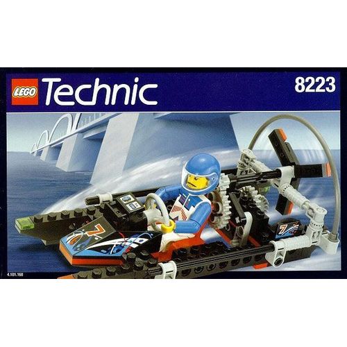 LEGO Technic 8223 Hydrofoil 7 Hydroglisseur et Hélicoptère avec Figurine