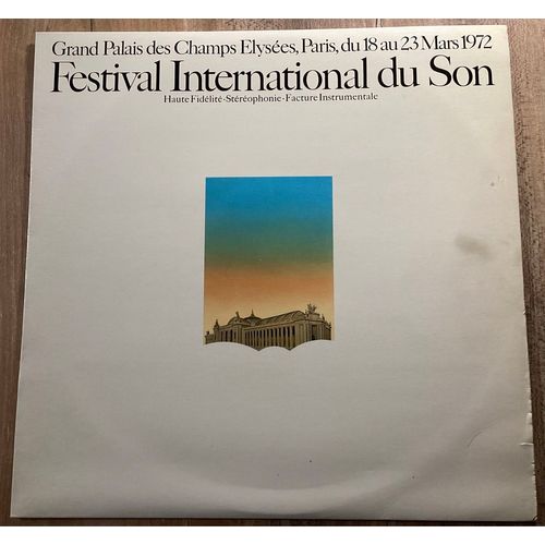 Festival International Du Son - Paris - Lp - 1972 - French Press