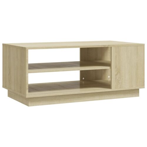Vidaxl Table Basse Chêne Sonoma 102x55x43 Cm Aggloméré