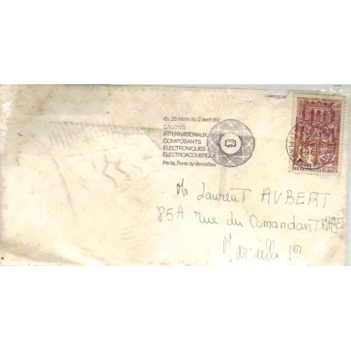 Lettre De 1969 Avec Timbre 0.40 Des Petits Lits Blancs