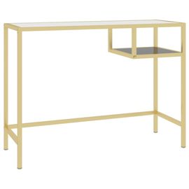 Vidaxl Bureau D'ordinateur Transparent 100x36x74 Cm Verre Trempé