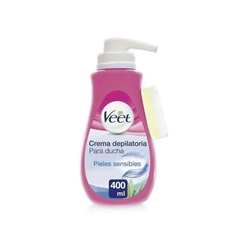 Crème Dépilatoire Pour La Douche Veet Peaux Sensibles 400 Ml Multicolore 