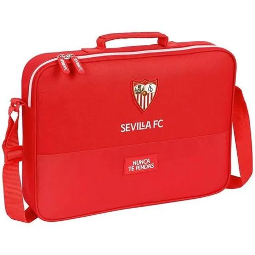 Portefeuille extrascolaire de Séville FC - SAFTA - Rouge - Polyester résistant - 38 cm x 28 cm x 6 cm