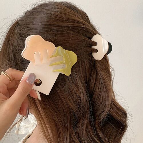 Petite Pince À Cheveux En Acrylique Pour Femmes Et Filles, Barrettes Chics, Épingles À Cheveux En Crabe, Accessoires De Coiffure À La Mode 