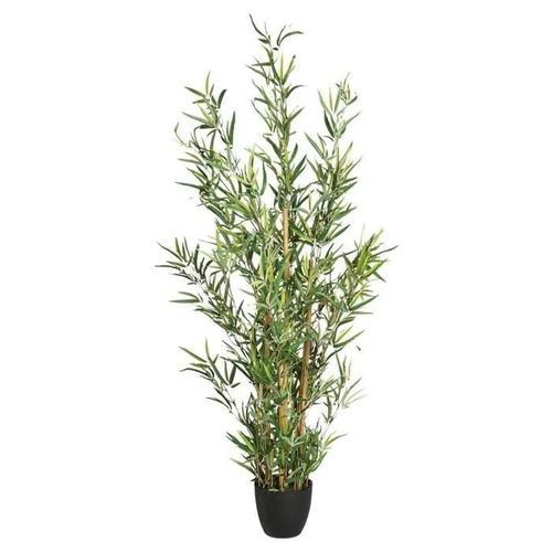Plante artificielle - ATMOSPHERA - Bambou H120 cm - Vert - Réaliste - Contemporain