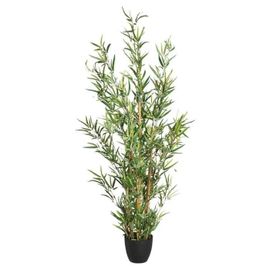 Plante artificielle - ATMOSPHERA - Bambou H120 cm - Vert - Réaliste - Contemporain