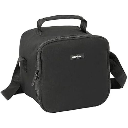 Safta - Réfrigérateur imperméable, isotherme pour randonnée et froid, facile à transporter, 20 x 15 x 20 cm, noir, Noir, Estándar,