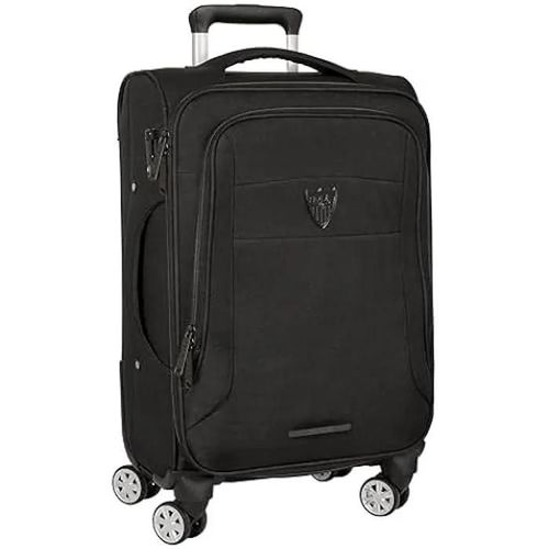 Sevilla FC Business Trolley Cabine Souple 20 Pouces, Valise à roulettes, Cadenas de sécurité, Valise légère, 35 x 20 x 51 cm,