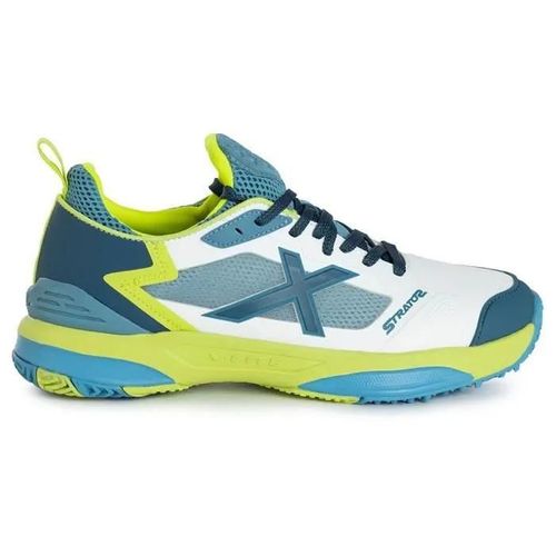 Chaussures De Tennis Mixte Munich Stratos - Blanc - Multisport Indoor