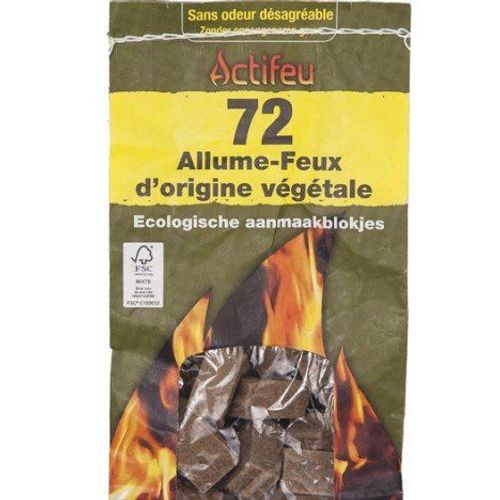 Allume-feu solide par 72 pièces