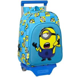 Sac à dos à roulettes - MINIONS - Minionstatic - 34 CM - Trolley haut de gamme - Maternelle