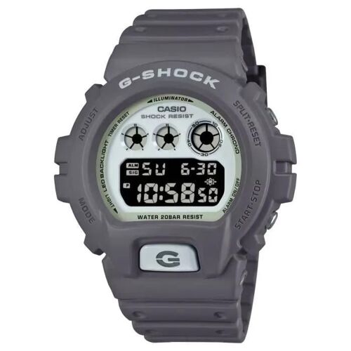 Montre Casio - Hommes - Dw-6900hd-8er - Etanche 20 Atm - Bracelet En Plastique Gris