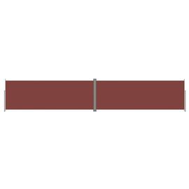 Vidaxl Auvent Latéral Rétractable Marron 220x1200 Cm
