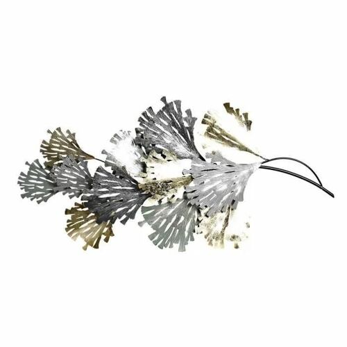 décoration murale gris doré métal (65 x 10 x 134.6 cm)