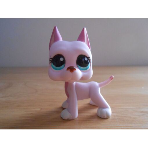 Figurine Littlest Pet Shop Hasbro – Chien Dogue Argentin 2583 – Occasion