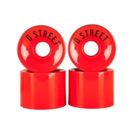 Roues Pour Cruiser Skateboard D-Street 59 Cent 78a - 59mm Rouge