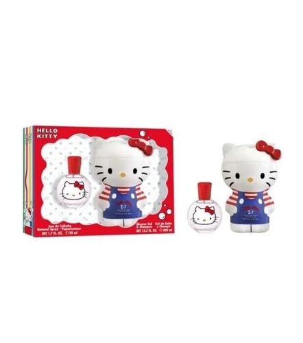 Kit Hello Kitty Eau De Toilette 50ml + Gel Douche Et Shampoing 400ml 