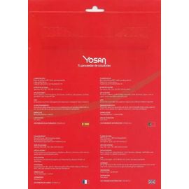 Plastique Pour Plastifieuse Yosan Couvertures De Plastification Blanc A4 50 Volets