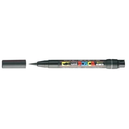 Marqueur Pinceau Brush Posca Pcf350 1-10mm Noir - Uniball - Marqueur Pinceau - Large - Opaque