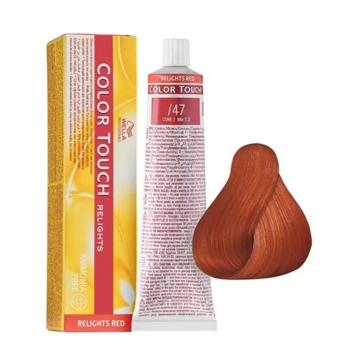 47 Cuivrã© Marron Wella Color Touch Relights Red Sans Ammoniaque 60ml 