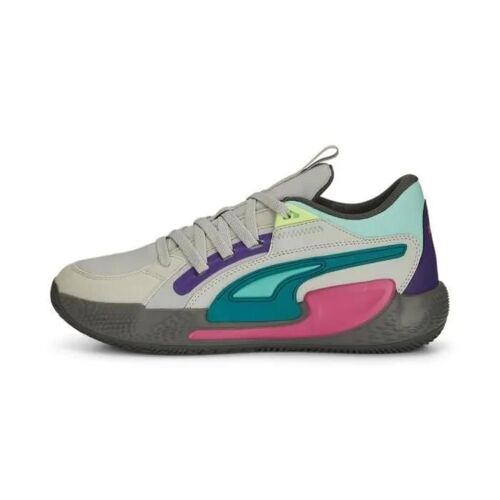 Chaussures Indoor - Puma - Court Rider Chaos - Blanc - Mixte - Basket-Ball