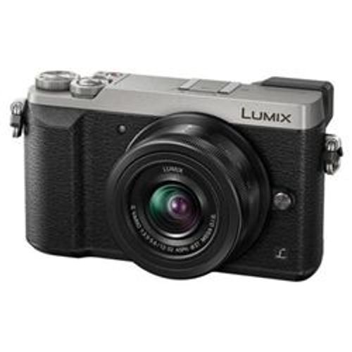 Panasonic Lumix G DMC-GX80K - Appareil photo numérique - sans miroir - 16.0 MP - Quatre tiers - 4K / 25 pi/s - 2.7x zoom optique objectif 12-32 mm - Wi-Fi - argenté(e)