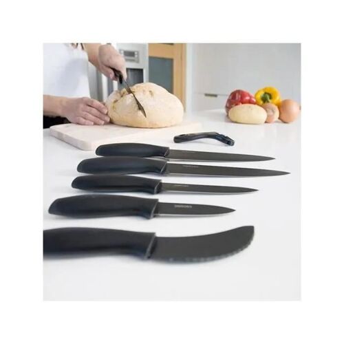 Couteaux En Céramique Professionnels Cecotec Titanium (7 Pièces)