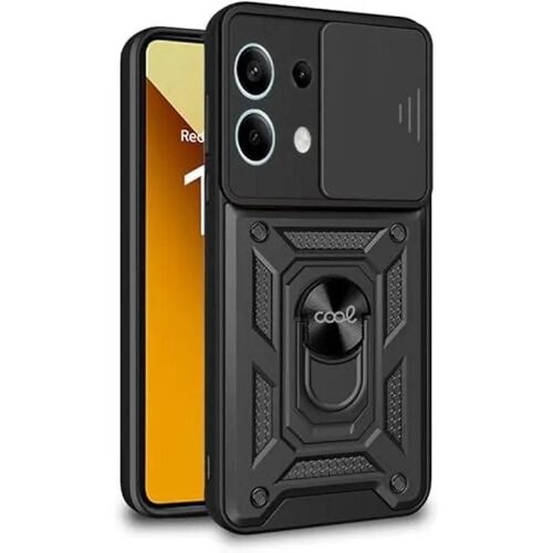 Coque Cool Pour Xiaomi Redmi Note 13 5g Avec Anneau Dur Noir