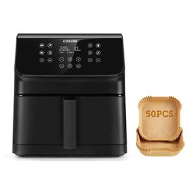 Friteuse à air COSORI Premium II Chef Edition 6.2L - Noir - 12 fonctions de cuisson - Technologie Air Crisp