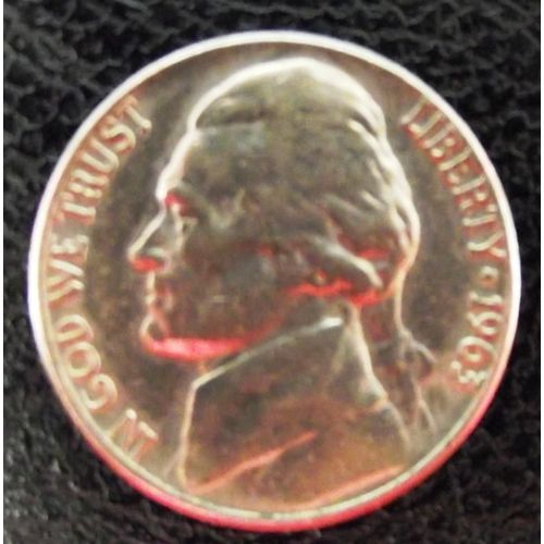 Pièce De Five Cents 1963