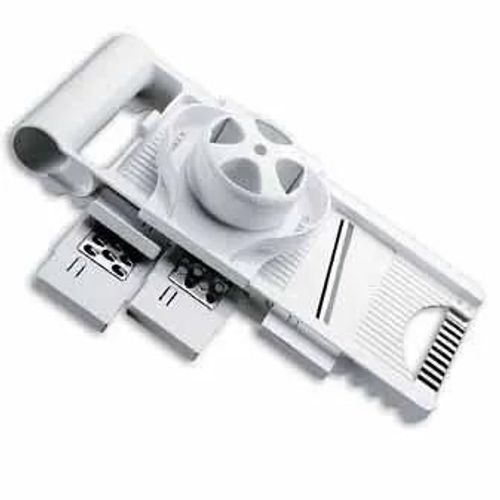 Râpe - Tescoma - Grattugia Multistar 5 Funzioni - Acier Inoxydable - Blanc - Lames Interchangeables